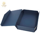 Rectangle Foldable Magnetic Flap Gift Box , Book Style Box Dark Blue
