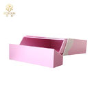 Handmade Pink Paperboard Gift Boxes With Hot Stamping Logo