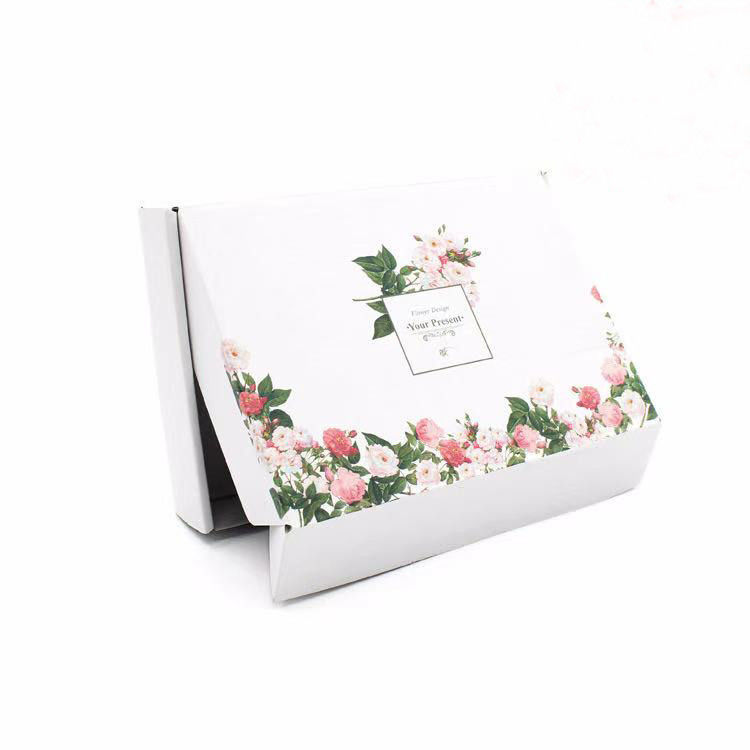 250gsm White Board Magnetic Flip Top Box Recycled With Beautiful Pattern