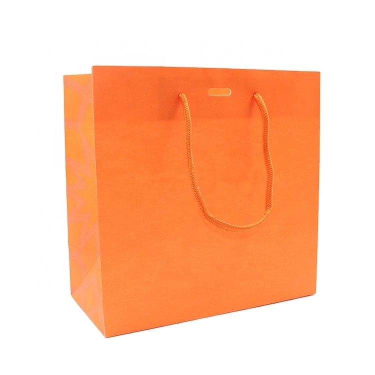 Panton Color Printed Paper Shopping Bag Industrial ODM Welcome