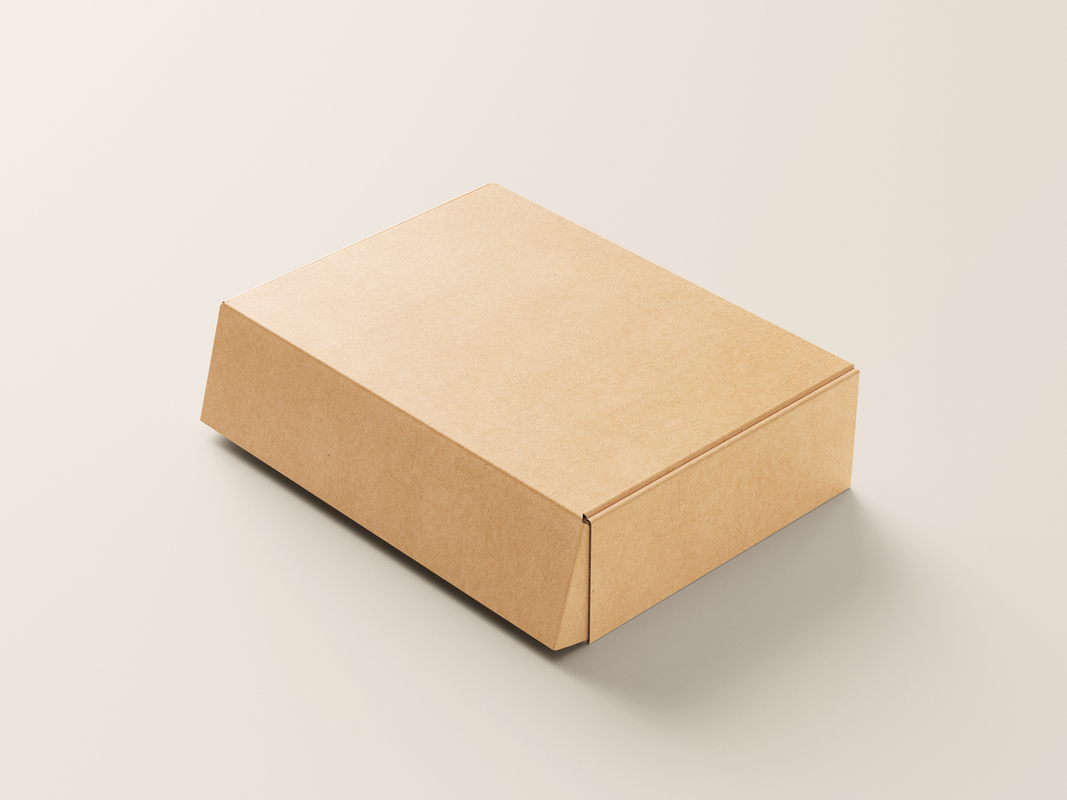 Brown Paper E Flute Corrugated Box Customize Logo